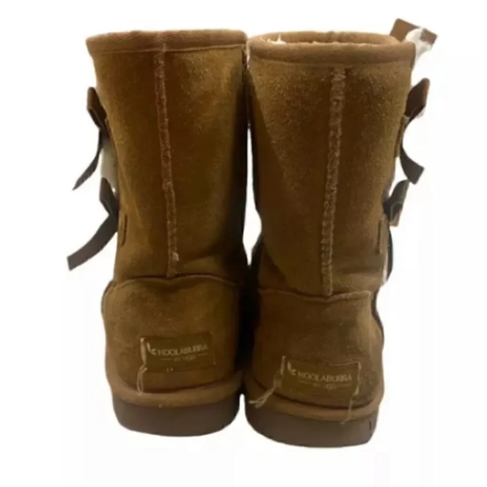 Koolaburra by UGG Size 5 Victoria Short Chestnut Brown Boots 1019372